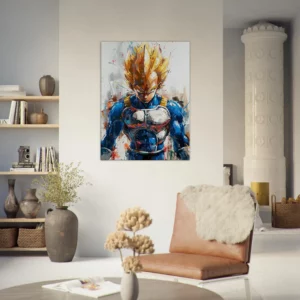 Tableau Mural Manga Vegeta de Dragon Ball Tableau Mural Manga Vegeta de Dragon Ball