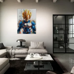 Tableau Mural Manga Vegeta de Dragon Ball Tableau Mural Manga Vegeta de Dragon Ball