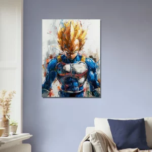 Tableau Mural Manga Vegeta de Dragon Ball Tableau Mural Manga Vegeta de Dragon Ball