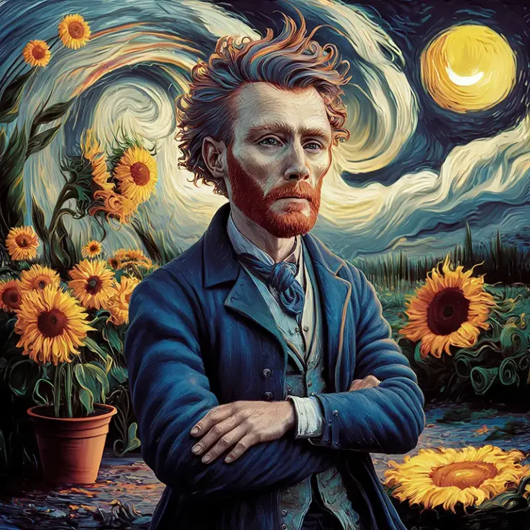 Portrait artistique de Van Gogh Portrait artistique de Van Gogh