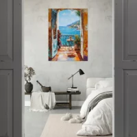 Toile Vue méditerranéenne style Ribeiro