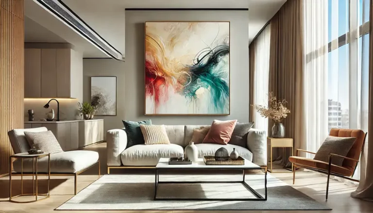 l'art mural dans une stratégie de home staging