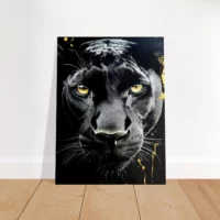 Toile le regard de la panthère noire