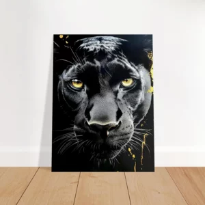 Toile le regard de la panthère noire